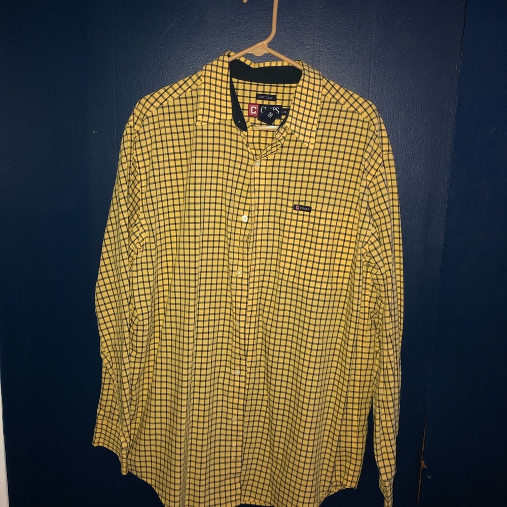 Chaps Plad Dress Shirt